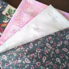 綿生地セット 花柄 パッチワーク、ハンドメイド