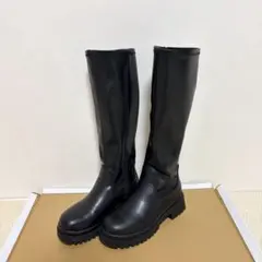 【完売品】Honeys ロングブーツ 黒 L 美品 厚底