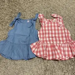 【80】プティマイン　チュニック　タンクトップ　未使用　2枚