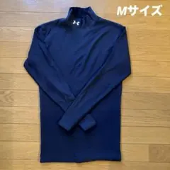 野球　アンダーアーマー　アンダーシャツ　Mサイズ　ネイビー