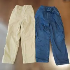 ユニクロ　キッズ130　ズボン2本セット
