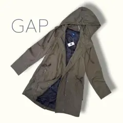 新品未使用品 タグ付き GAP ナイロンコート ママコート オリーブ