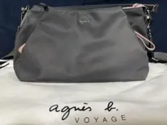 agnès b. アニエスベーグレー×ピンク2wayショルダーバッグ