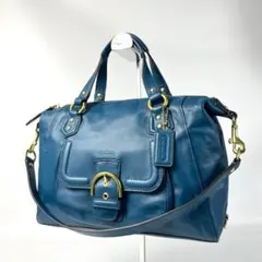 COACH ライダー バッグ ミニボストン ターコイズブルー y2k サッチェル