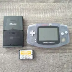 ゲームボーイアドバンス ミルキーブルー　本体+バッテリーパック+チャージャ