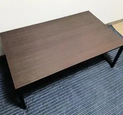 木目調天板 パソコンデスク 作業台 高さ73cm 長さ120cm 幅 60cm - メルカリ