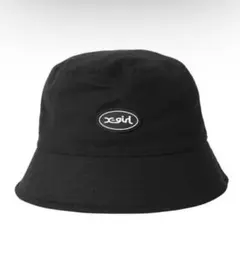 x-girl ブラック バケットハット ONE SIZE