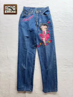 Ed Hardy × BETTY BOOP 刺繍 デニム Y2K ストリート36 Ed Hardy × BETTY BOOP 刺繍 デニム Y2K ストリート36 - メルカリ