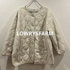 LOWRYSFARM アウター キルティング アイボリー 白