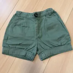 familiar オリーブグリーン ハーフパンツ　100