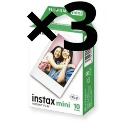 FUJIFILM instax mini チェキフィルム10枚入り 3個セット