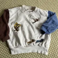 プティマイン　おさるのジョージ トレーナー 110cm