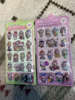 【新品】ラブブ　ボンボンドロップシール2点セット