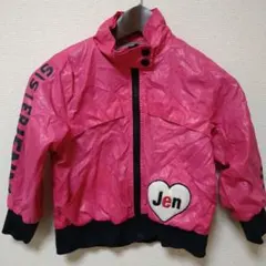 ピンク ジップアップジャケット Jenni