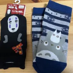ジブリ　カオナシ　トトロ　靴下　キッズ