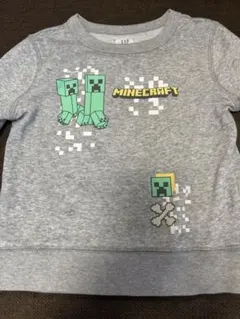 GAP Minecraft トレーナー 110サイズ グレー