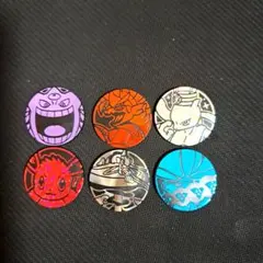 ポケモンキャラクターコイン 6枚セット