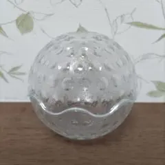 水玉　ガラス　小鉢　ボウル