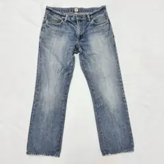 OLD gap オールドギャップ ストレートデニム 33 キャンバスパッチ