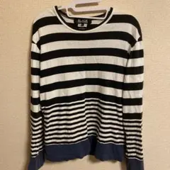 BLACK COMME des GARCONS ボーダーカットソー L
