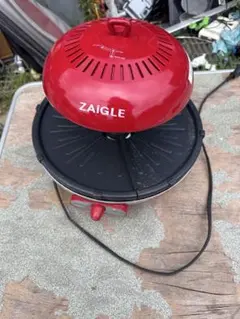 裕*二様 ZAIGLE 無煙ロースター レッド カバー付き おまけ付き - メルカリ