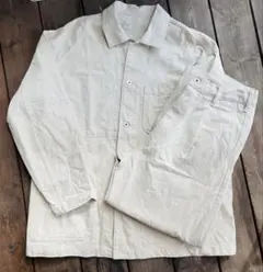 【無印良品】木の実から作ったカポック混カバーオール&ワークパンツ