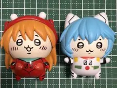 エヴァンゲリオン×ちいかわ フィギュア アスカ 綾波 ２体セット コラボ EVA