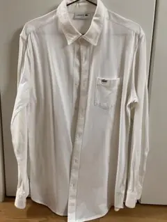 LACOSTE ホワイト 長袖シャツ