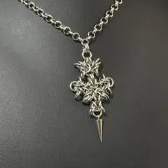 unisex ハンドメイド necklace metal chain y2k