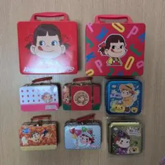 不二家 ペコちゃん ミルキー 空き缶 詰め合わせセット - メルカリ