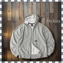 Dickies ディッキーズ 無地 ロゴジップアップパーカーMフルジップ