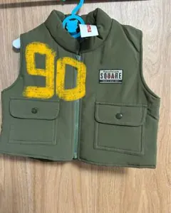 ベビーベスト 90 オリーブグリーン