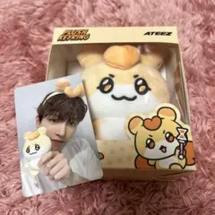 ATEEZ キーホルダー ぬいぐるみ　ホンジュン　トレカ　mighteez