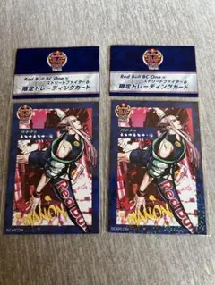 ストリートファイター6 スト6 レッドブル トレーディングカード マノン 2枚
