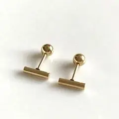 スティックピアス　ゴールド　レディース　メンズ　A043