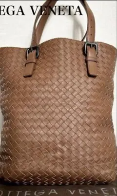 ■高級感■BOTTEGA VENETA イントレチャート　トートバッグ　ブラウン