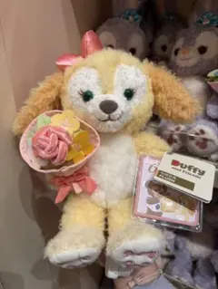 上海ディズニー新作 リーナベルステラルーポンポン付き 花束ぬいぐるみ