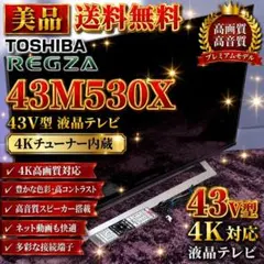 値下げ不可】TOSHIBA REGZA 43M540X 43インチ液晶テレビ - メルカリ