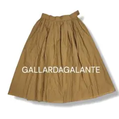 ガリャルダガランテ スカート 0 ミモレ丈スカートブラウン ギャザースカート