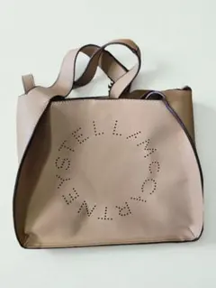 Stella McCartney パンチングロゴ トートバッグ ベージュのサムネイル