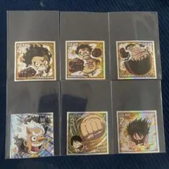 ワンピースモンキー・D・ルフィ ステッカー 6枚セット