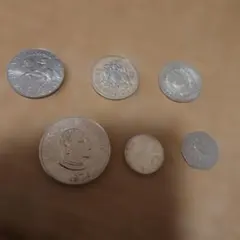 古銭 エジプト 銀貨 4枚セット 5ピアストル 10ミリエム - メルカリ