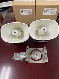 TOA 選挙スピーカー2個で60W 車載アンプ60W マイク2本 LS－404 - メルカリ