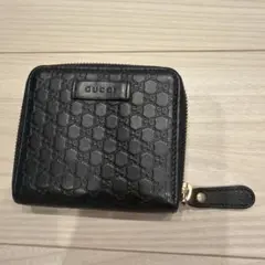 GUCCI ネイビー コインケース GGパターン