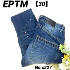 エピトミ　EPTM デニムパンツ 30 ダメージ加工 ペイント スキニーのサムネイル