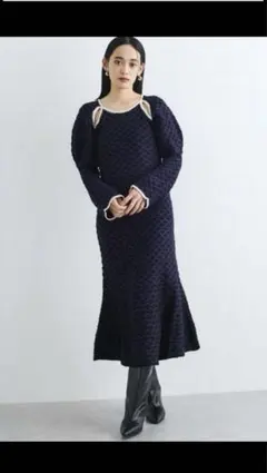 Vis ニットワンピース