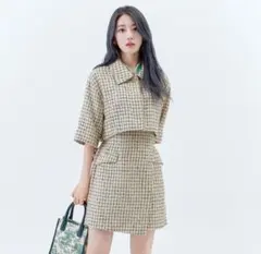 ショートジャケット セットアップ