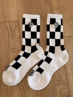 DEVEREUX GOLF デヴァロー　DVRX チェッカーソックス　ブラック