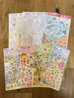 seriaぷっくりシール8枚まとめ売り！