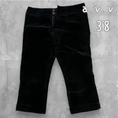 a.v.v ブラックショートパンツ サイズ38 黒